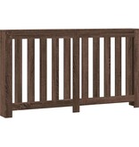 VidaXL Radiatorombouw 149x20x82 cm bewerkt hout bruin eikenkleurig