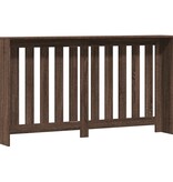 VidaXL Radiatorombouw 149x20x82 cm bewerkt hout bruin eikenkleurig