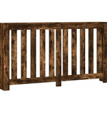 VidaXL Radiatorombouw 149x20x82 cm bewerkt hout gerookt eikenkleurig