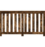 VidaXL Radiatorombouw 149x20x82 cm bewerkt hout gerookt eikenkleurig