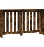 VidaXL Radiatorombouw 149x20x82 cm bewerkt hout gerookt eikenkleurig
