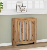 VidaXL Radiatorombouw 78x20x82 cm bewerkt hout artisanaal eikenkleur