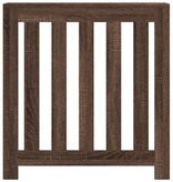 VidaXL Radiatorombouw 78x20x82 cm bewerkt hout bruin eikenkleurig