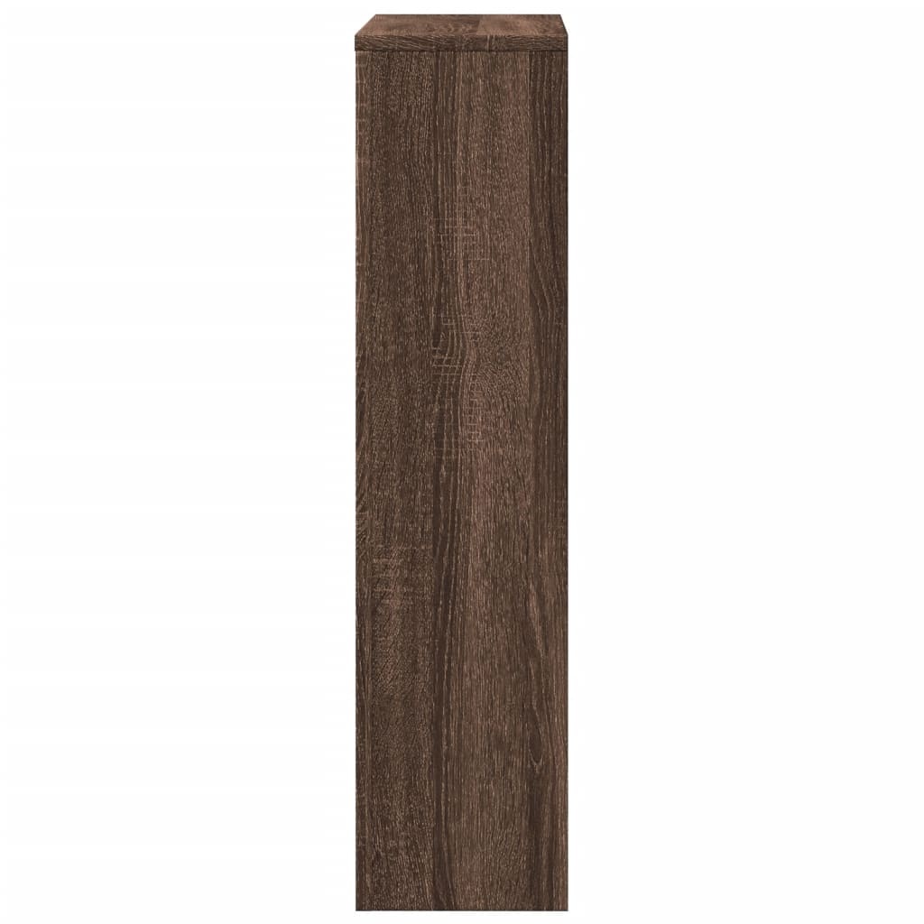 VidaXL Radiatorombouw 78x20x82 cm bewerkt hout bruin eikenkleurig