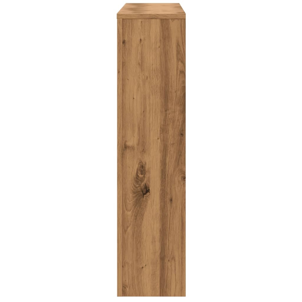 VidaXL Radiatorombouw 149x20x82 cm bewerkt hout artisanaal eikenkleur