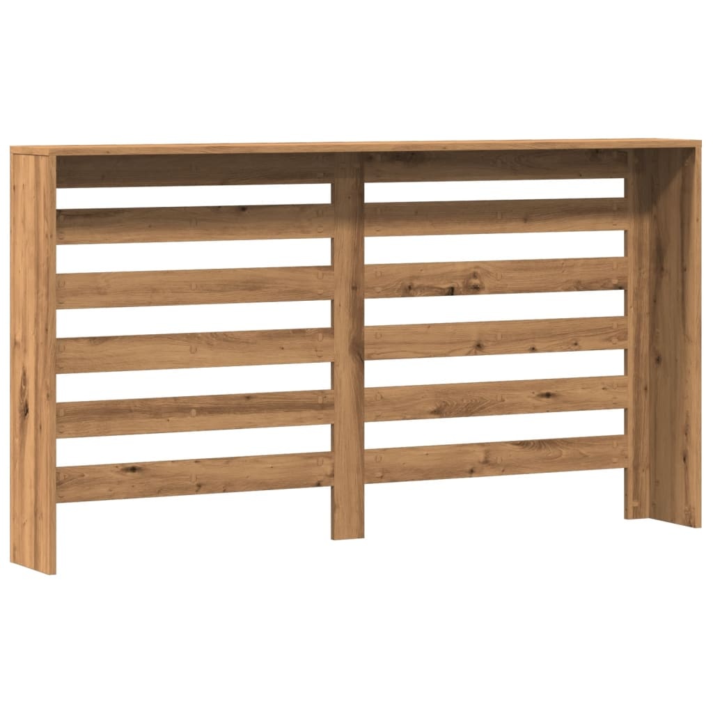 VidaXL Radiatorombouw 149x20x82 cm bewerkt hout artisanaal eikenkleur