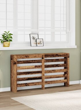 VidaXL Radiatorombouw 149x20x82 cm bewerkt hout oud hout
