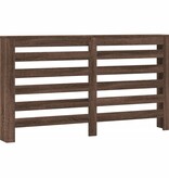 VidaXL Radiatorombouw 149x20x82 cm bewerkt hout bruin eikenkleurig