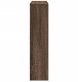 VidaXL Radiatorombouw 149x20x82 cm bewerkt hout bruin eikenkleurig