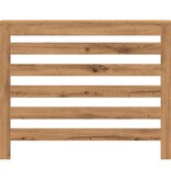 VidaXL Radiatorombouw 104x20x82 cm bewerkt hout artisanaal eikenkleur