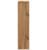 VidaXL Radiatorombouw 104x20x82 cm bewerkt hout artisanaal eikenkleur