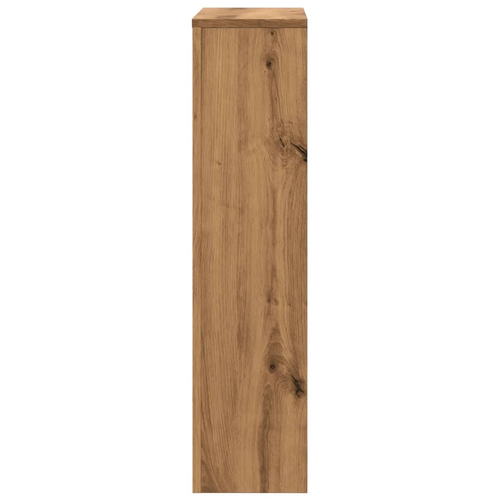 VidaXL Radiatorombouw 104x20x82 cm bewerkt hout artisanaal eikenkleur
