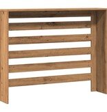 VidaXL Radiatorombouw 104x20x82 cm bewerkt hout artisanaal eikenkleur