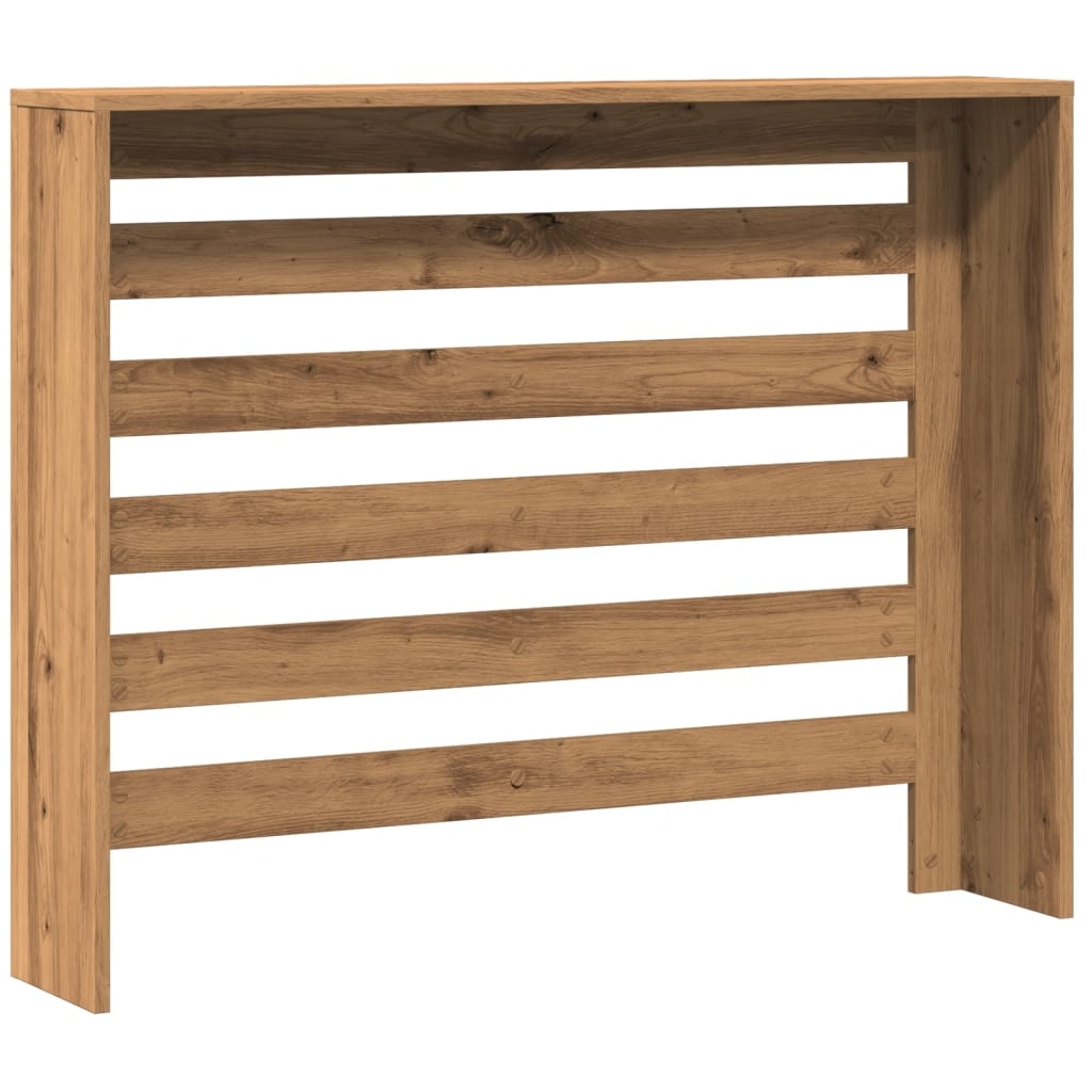 VidaXL Radiatorombouw 104x20x82 cm bewerkt hout artisanaal eikenkleur