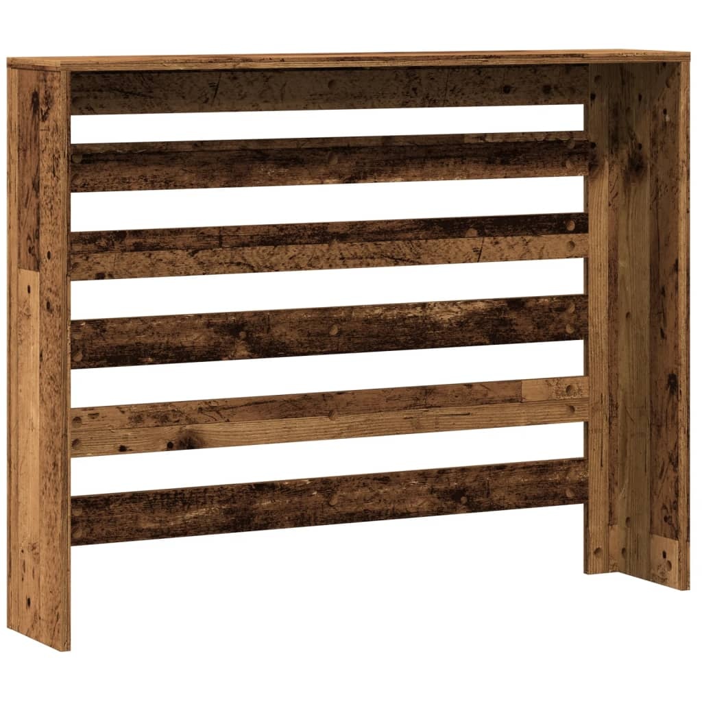 VidaXL Radiatorombouw 104x20x82 cm bewerkt hout oud hout