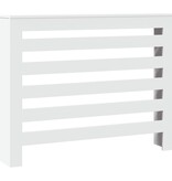 VidaXL Radiatorombouw 104x20x82 cm bewerkt hout wit