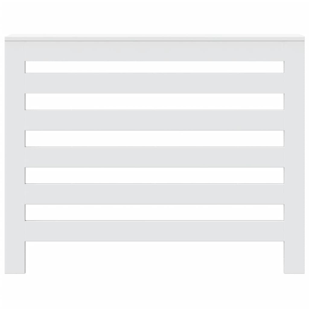 VidaXL Radiatorombouw 104x20x82 cm bewerkt hout wit