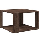 VidaXL Salontafel 51,5x51,5x30 cm bewerkt hout bruin eikenkleurig