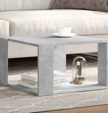 VidaXL Salontafel 51,5x51,5x30 cm bewerkt hout betongrijs