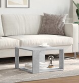 VidaXL Salontafel 51,5x51,5x30 cm bewerkt hout betongrijs