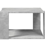 VidaXL Salontafel 51,5x51,5x30 cm bewerkt hout betongrijs