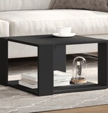 VidaXL Salontafel 51,5x51,5x30 cm bewerkt hout zwart