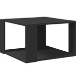 VidaXL Salontafel 51,5x51,5x30 cm bewerkt hout zwart