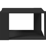 VidaXL Salontafel 51,5x51,5x30 cm bewerkt hout zwart