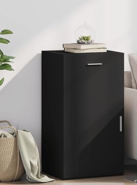 VidaXL Dressoir 50x42,5x93 cm bewerkt hout zwart