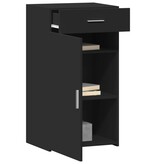 VidaXL Dressoir 50x42,5x93 cm bewerkt hout zwart