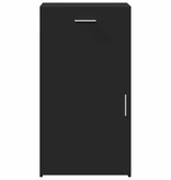 VidaXL Dressoir 50x42,5x93 cm bewerkt hout zwart