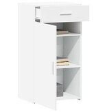 VidaXL Dressoir 50x42,5x93 cm bewerkt hout wit