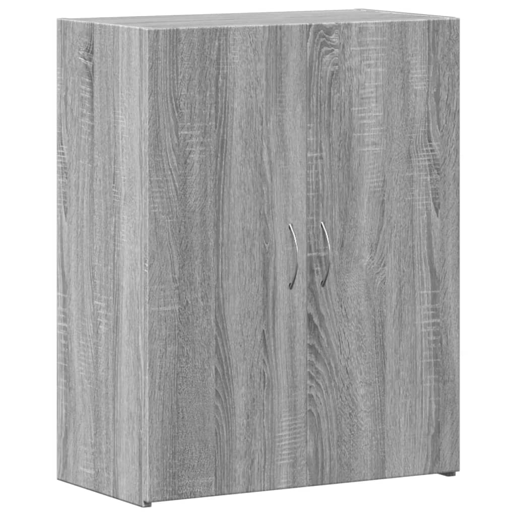 VidaXL Archiefkast 60x32x77,5 cm bewerkt hout grijs sonoma eiken