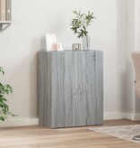 VidaXL Archiefkast 60x32x77,5 cm bewerkt hout grijs sonoma eiken