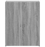 VidaXL Archiefkast 60x32x77,5 cm bewerkt hout grijs sonoma eiken