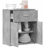 VidaXL Dressoir 60x31x70 cm bewerkt hout betongrijs