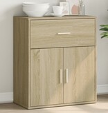 VidaXL Dressoir 60x31x70 cm bewerkt hout sonoma eikenkleurig