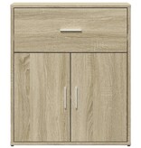 VidaXL Dressoir 60x31x70 cm bewerkt hout sonoma eikenkleurig