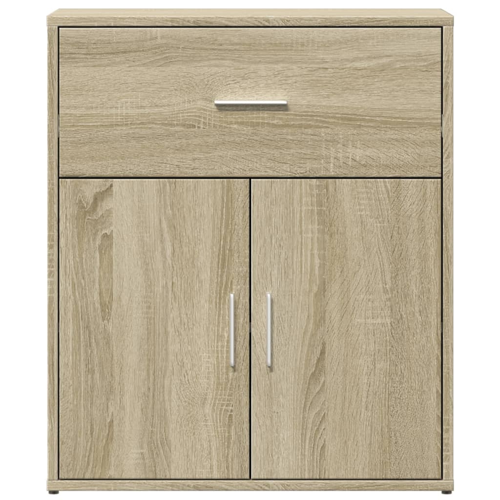 VidaXL Dressoir 60x31x70 cm bewerkt hout sonoma eikenkleurig