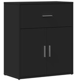 VidaXL Dressoir 60x31x70 cm bewerkt hout zwart