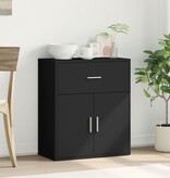 VidaXL Dressoir 60x31x70 cm bewerkt hout zwart