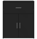 VidaXL Dressoir 60x31x70 cm bewerkt hout zwart