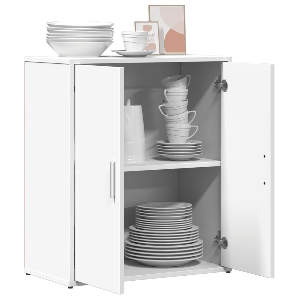 VidaXL Dressoir 60x31x70 cm bewerkt hout wit