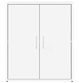 VidaXL Dressoir 60x31x70 cm bewerkt hout wit