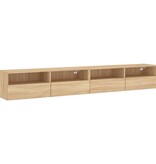 VidaXL Tv-wandmeubels 2 st 100x30x30 cm hout sonoma eikenkleurig
