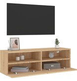 VidaXL Tv-wandmeubel 100x30x30 cm bewerkt hout sonoma eikenkleurig