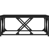 VidaXL Salontafel 70x70x30 cm bewerkt hout zwart