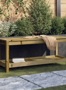 VidaXL Tuinbank 108x35x45 cm geïmpregneerd grenenhout