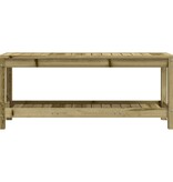VidaXL Tuinbank 108x35x45 cm geïmpregneerd grenenhout