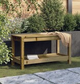 VidaXL Tuinbank 82,5x35x45 cm geïmpregneerd grenenhout